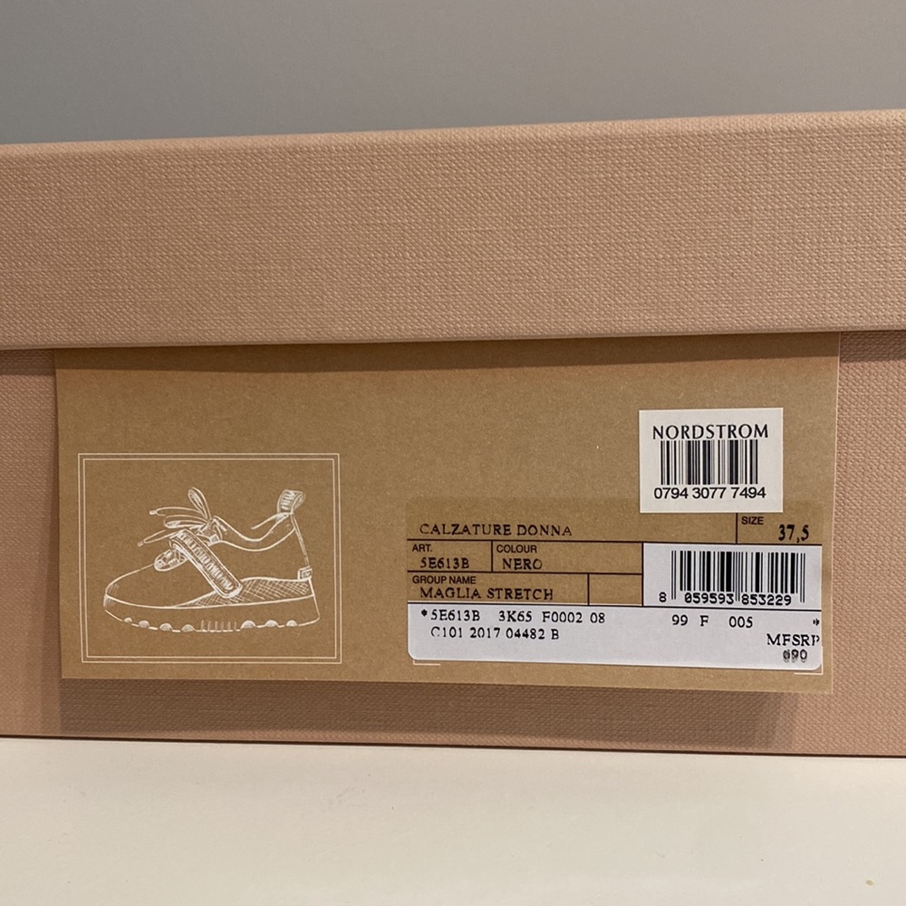 MiuMiu Black Stretch Sneakers - Picture 8 of 8